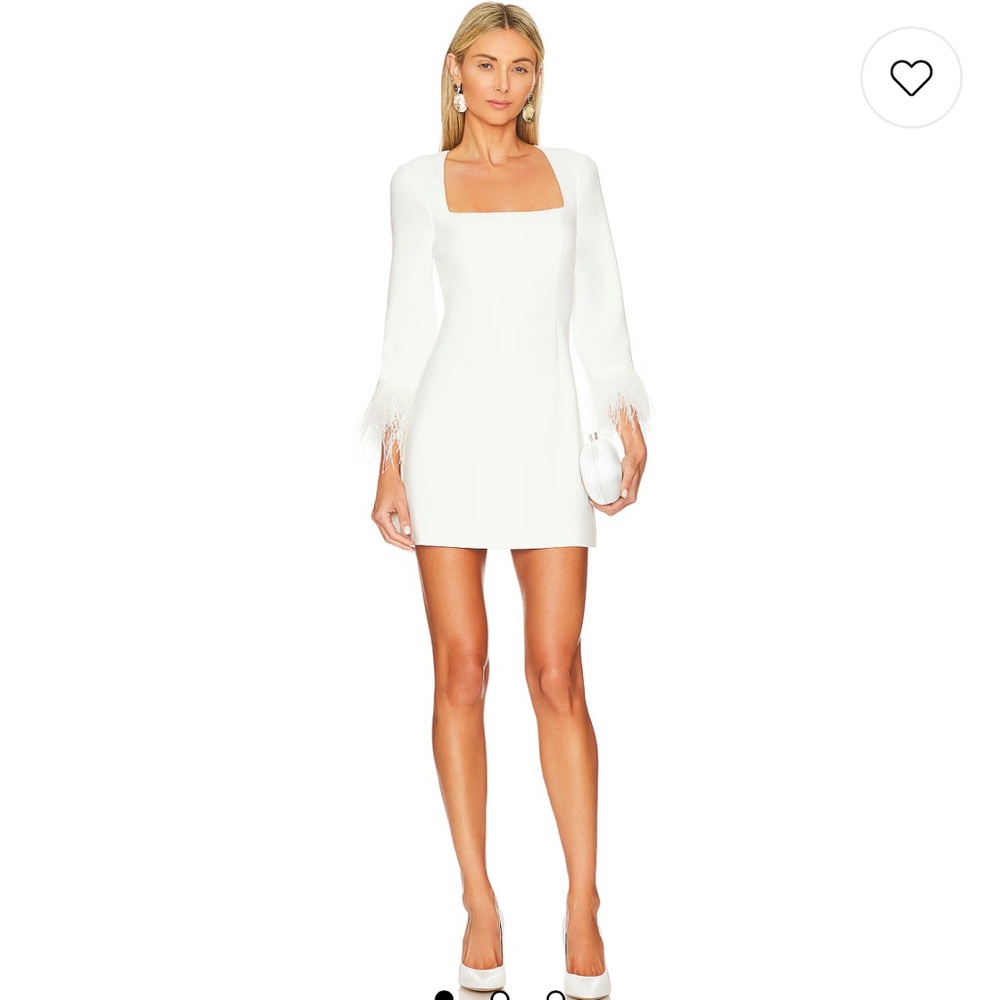 Likely Cher Mini Dress White Size 4 NWT